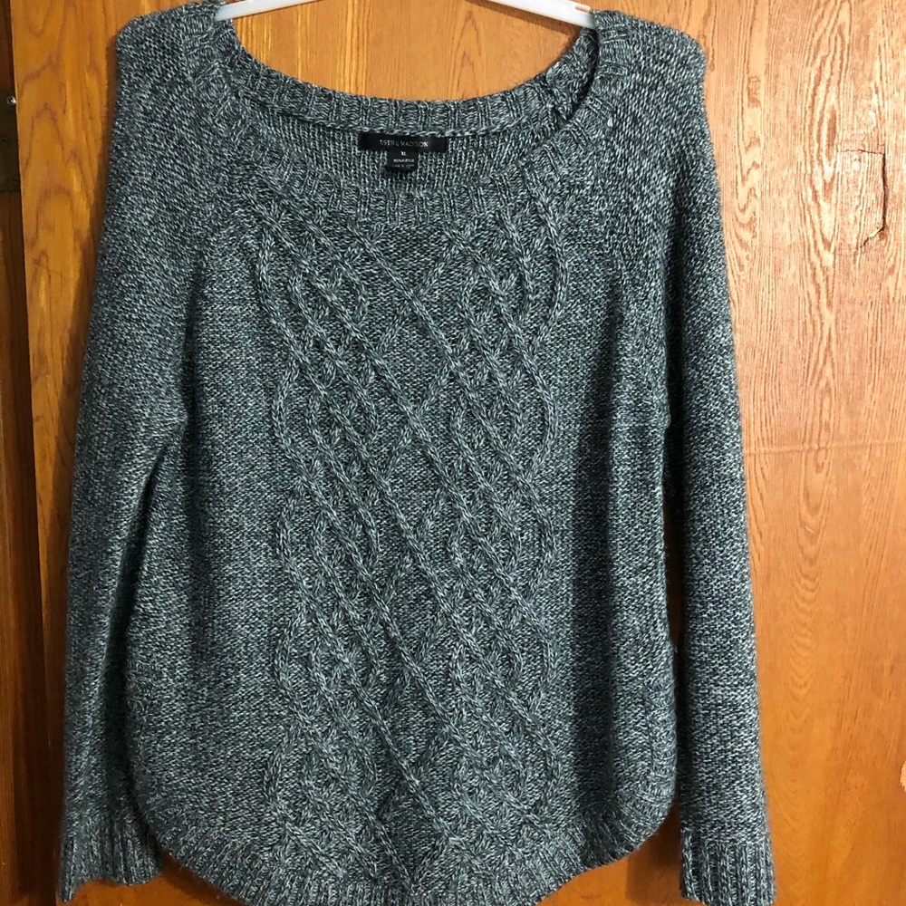 Gray sweater
